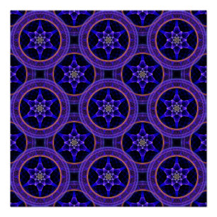 Bloemige Moderne Boho Elegante Abstracte Patroon # Perfect Poster