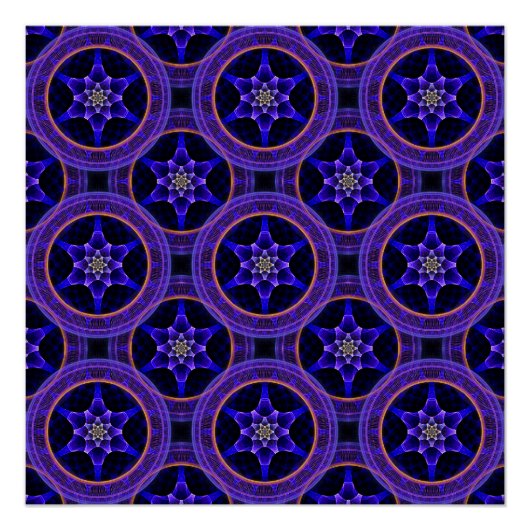 Bloemige Moderne Boho Elegante Abstracte Patroon # Perfect Poster (Voorkant)
