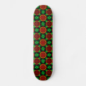 Bloemige Moderne Boho Elegante Abstracte Patroon # Persoonlijk Skateboard (Voorkant)