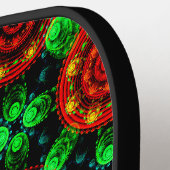 Bloemige Moderne Boho Elegante Abstracte Patroon # Pickleball Paddle (Links Detail)