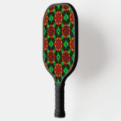 Bloemige Moderne Boho Elegante Abstracte Patroon # Pickleball Paddle (Links)