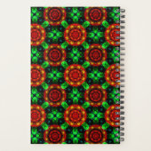 Bloemige Moderne Boho Elegante Abstracte Patroon # Planner (Achterkant)