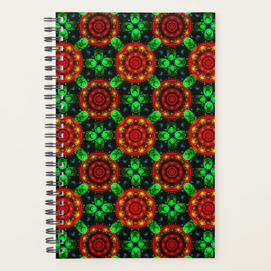 Bloemige Moderne Boho Elegante Abstracte Patroon # Planner (Voorkant)