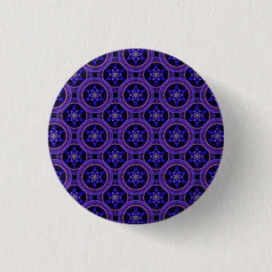 Bloemige Moderne Boho Elegante Abstracte Patroon # Ronde Button 3,2 Cm