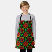 Bloemige Moderne Boho Elegante Abstracte Patroon # Schort (Gedragen)