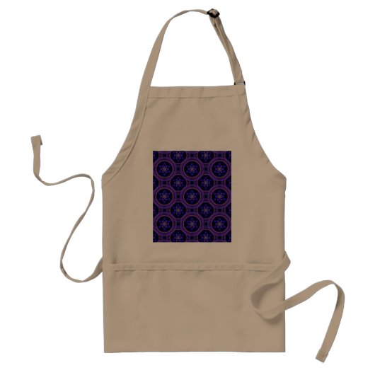 Bloemige Moderne Boho Elegante Abstracte Patroon # Standaard Schort (Voorkant)