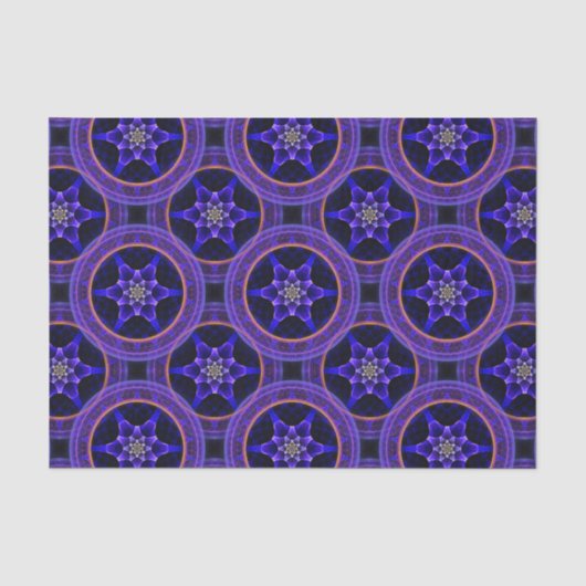 Bloemige Moderne Boho Elegante Abstracte Patroon # Tissuepapier (Voorkant)