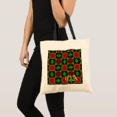 Bloemige Moderne Boho Elegante Abstracte Patroon # Tote Bag (Voorkant (product))