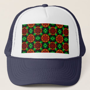 Bloemige Moderne Boho Elegante Abstracte Patroon # Trucker Pet
