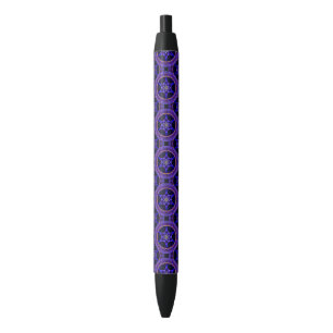 Bloemige Moderne Boho Elegante Abstracte Patroon # Zwarte Inkt Pen