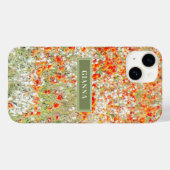 Bloemige Moderne Meisjesachtige Wilde Bloemen Stij Case-Mate iPhone Case (Achterkant (horizontaal))