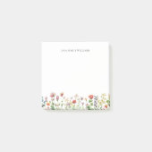 Bloemige Moderne Minimalist Post-it® Notes (Voorkant)