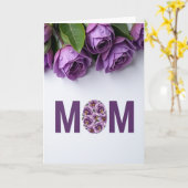 Bloemige Moeder Briefkaart (Gele Bloem)