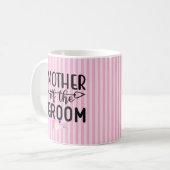 Bloemige moeder van de bruidegom is hier veranderd koffiemok (Voorkant links)