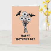 Bloemige Moederdagkaart met Hand Kaart (Gele Bloem)