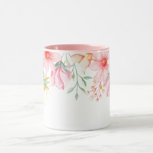 Bloemige mok (Midden)