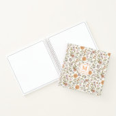 Bloemige monogram notitieboek agenda (Binnen)