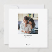 Bloemige Mot en Maan Gelukkig Moederdag Feestdagenkaart (Achterkant)