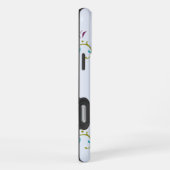 Bloemige Naadloos Patroon iPhone Hoesje (Rechterkant)