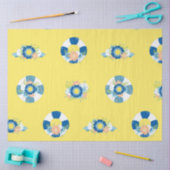 Bloemige Nautilus Serie Ontwerp 2 Tissuepapier (Craft)