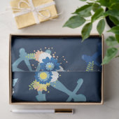 Bloemige Nautilus Serie Ontwerp 6 Tissuepapier (Geschenk)