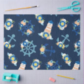 Bloemige Nautilus Serie Ontwerp 6 Tissuepapier (Craft)