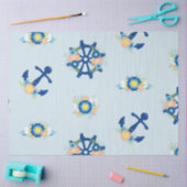 Bloemige Nautilus Serie Ontwerp 8 Tissuepapier (Craft)