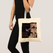 Bloemige Nostalgie Canvas Tas (Voorkant (product))