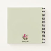 Bloemige notities & dagelijkse planning-bloemist notitieboek (Achterkant)