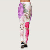 Bloemige ontwerp leggings (Achterkant)