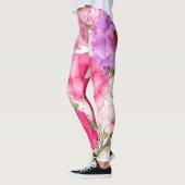 Bloemige ontwerp leggings (Links)