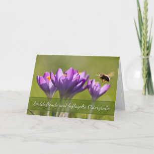 Bloemige paasgroeten voor je dierbaren! kaart