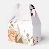 Bloemige Pastel Bloei Botanische Moderne Bruids Br Bedankdoosjes (Achterkant)