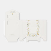 Bloemige perfecte peervrijgezellenfeest bedankdoosjes (Uitgevouwen)