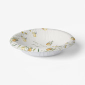 Bloemige perfecte peervrijgezellenfeest papieren kommen (Gebogen)