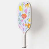 bloemige pickleball paddle (Links)