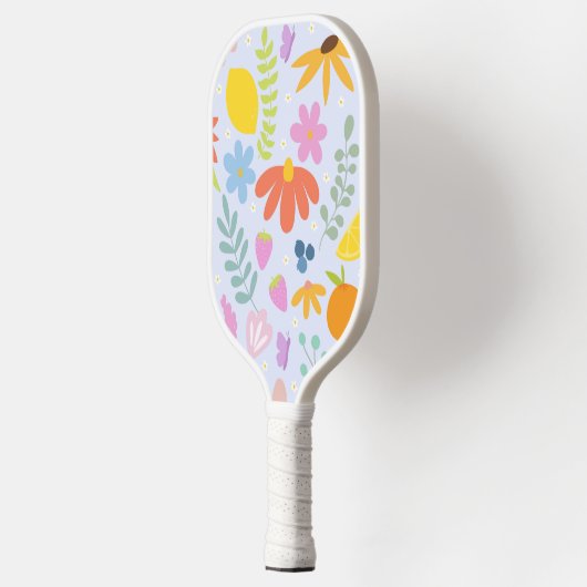 bloemige pickleball paddle (Links)