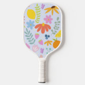 bloemige pickleball paddle (Achterkant)