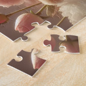 Bloemige Pioenrozen Tulpen Moederdag Cadeau Legpuzzel (Zijkant)