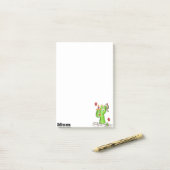 Bloemige Planten Moeder Cactus Notities Post-it® Notes (Op bureau)