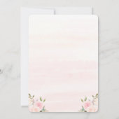 Bloemige Pompoen Baby Shower Uitnodiging (Achterkant)
