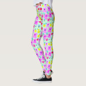 Bloemige PomPoms All-Over-Print Leggings (Links)