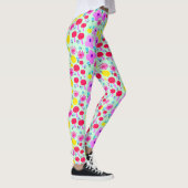 Bloemige PomPoms All-Over-Print Leggings (Rechts)