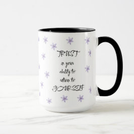 Bloemige positieve quote cadeau voor haar hem mind mok