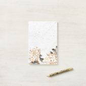 Bloemige Post-it-briefjes Post-it® Notes (Op bureau)