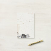 Bloemige Post-It-Notitie Post-it® Notes (Op bureau)