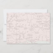 Bloemige Reis van Juffrouw naar Mevrouw Bruidsfees Kaart (Achterkant)