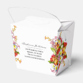 Bloemige Retro Lente Bloemen Sleutelbloem Professi Bedankdoosjes (Achterkant)