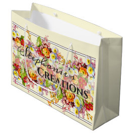 Bloemige Retro Lente Bloemen Sleutelbloem Professi Groot Cadeauzakje