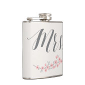 Bloemige Romantische Fles Huwelijks Cadeaus Roze M Heupfles (Rechts)